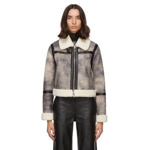 Stand Studio Black and White Lorelle Jacket 38